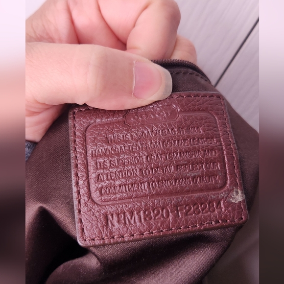 Coach Sienna Park Carrie Brown Shoulder bag Pebbled Leather 2013 Purse Hobo - Picture 15 of 15